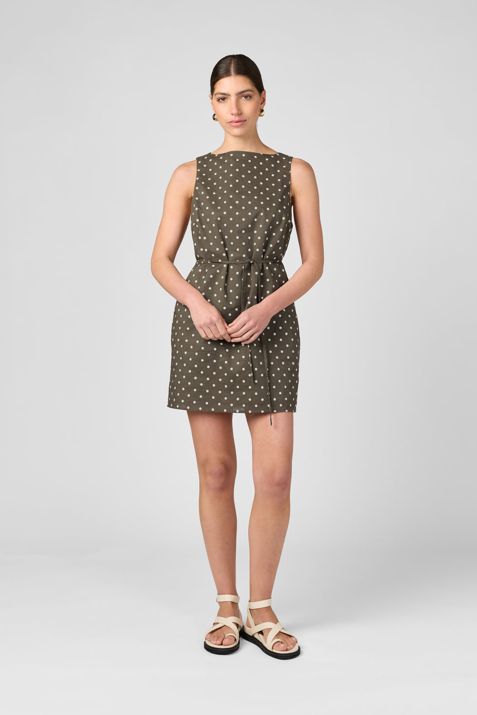 POLKA DOT MINI DRESS MVN POLKA DOT MINI DRESS MVN